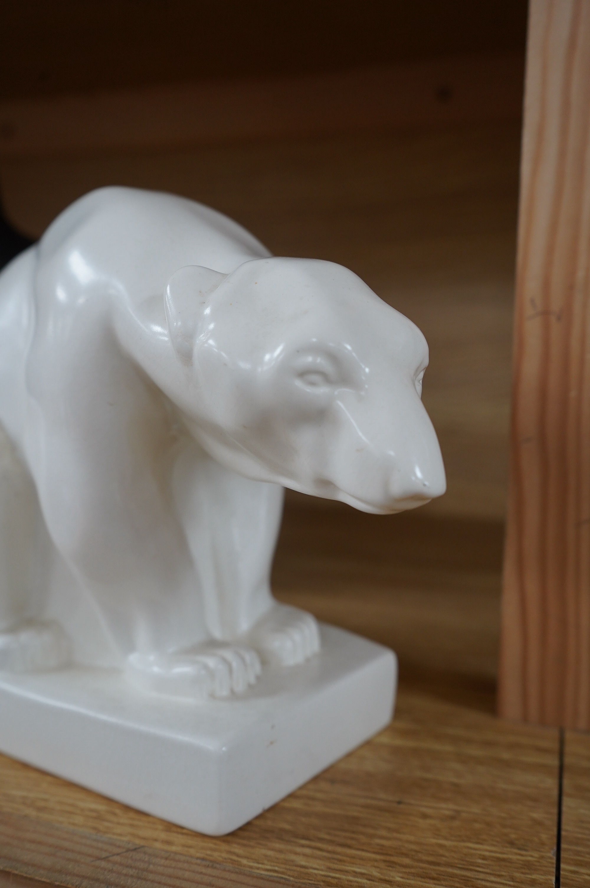 A Wedgwood model of a polar bear, John Skeaping design, 18cm. Condition - good